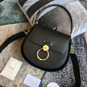 chloe Small bag in shiny & suede calfskin